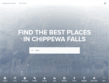 Tablet Screenshot of local.chippewa.com